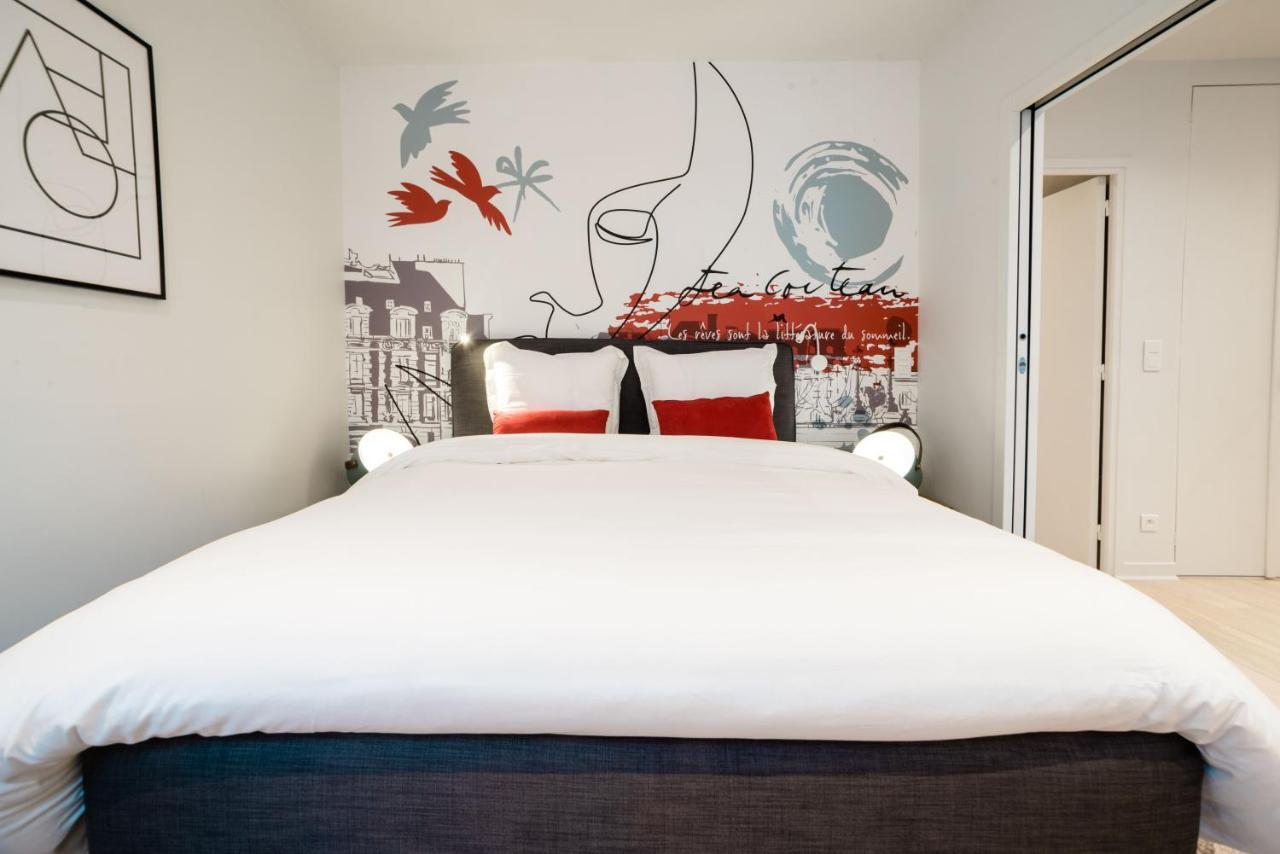 Suite Cocteau : Au Coeur De La Rive Gauche, Neuf, Design, 2/4/6 Personnes Париж Екстериор снимка